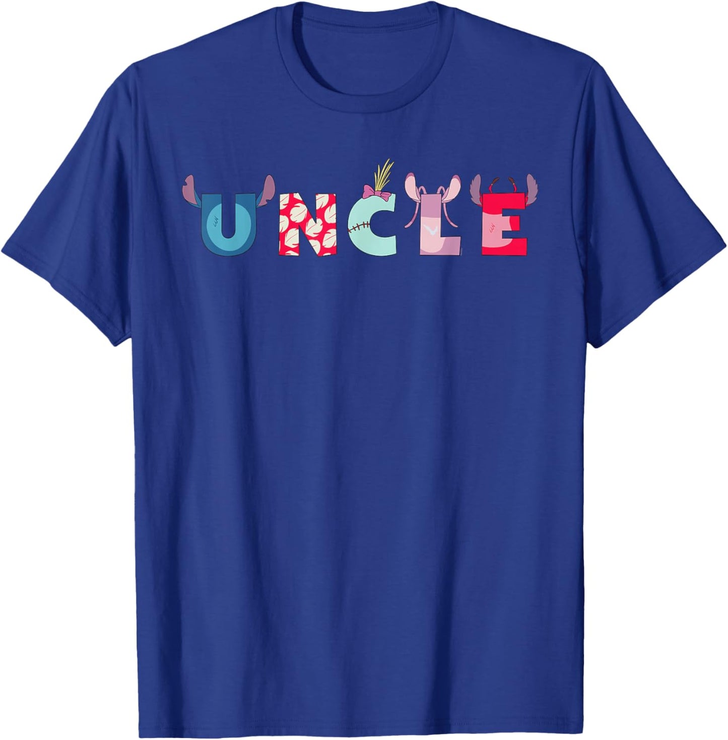 Disney Lilo & Stitch Uncle Birthday Gift Family Disney Trip T-Shirt - T-Shirt | Royal