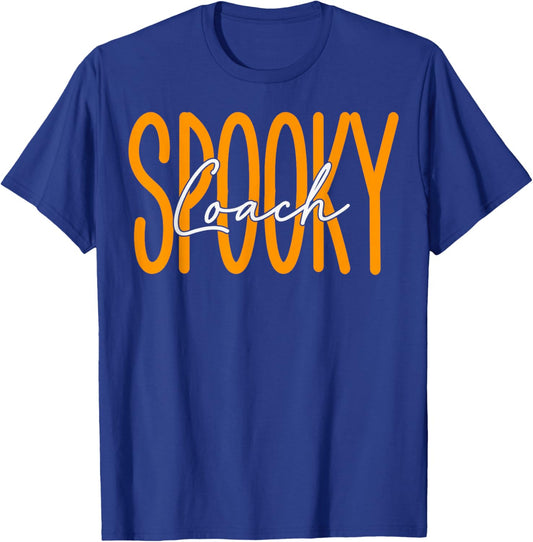 Coach Spooky Halloween Funny School Costume Women T-Shirt - T-Shirt | Royal