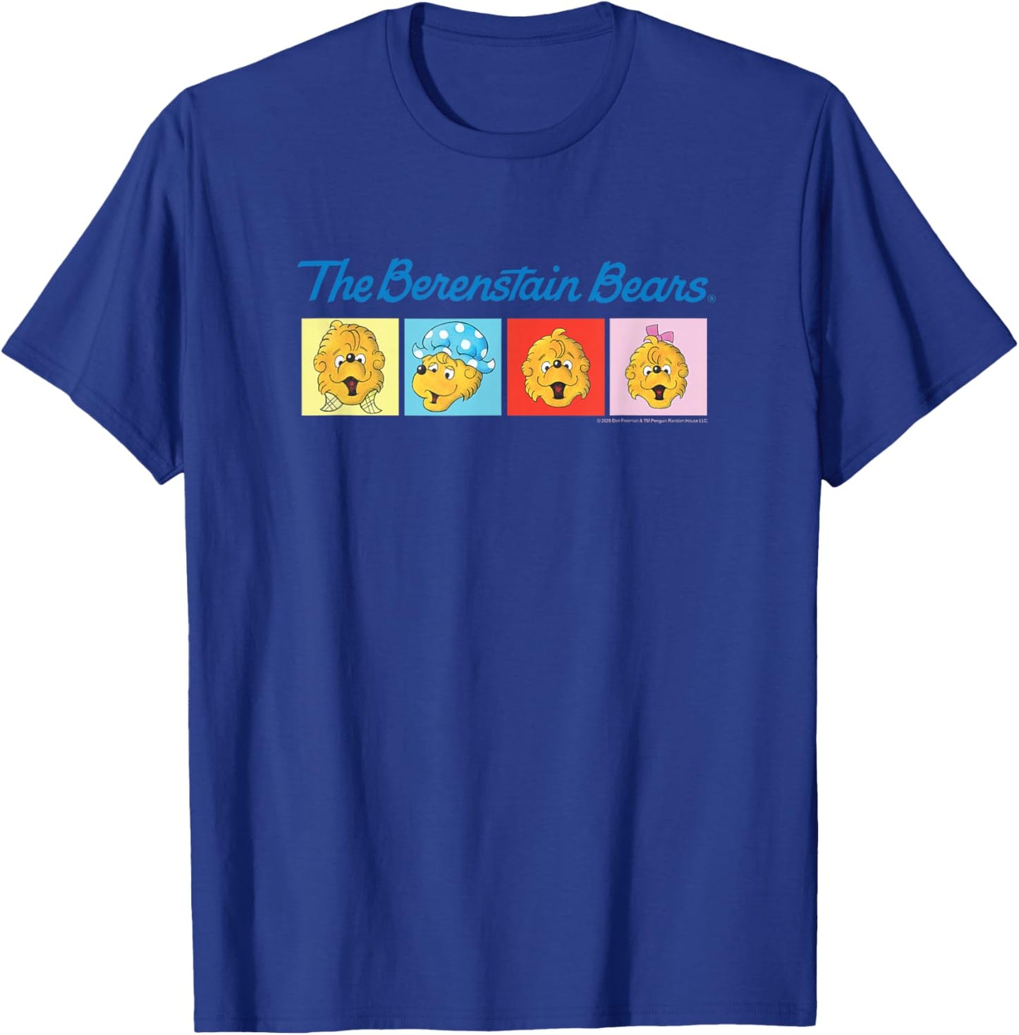 Pop Art Characters Vintage Book T-Shirt - T-Shirt | Royal