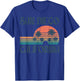 Vacation San Diego California Sunset Retro Men Women Kids T-Shirt - T-Shirt | Royal