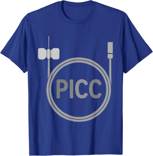 PICC Nurse Vascular Access Nursing Team Medical Assistant T-Shirt - T-Shirt | Royal