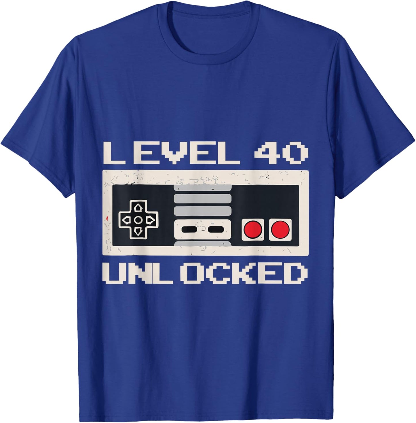 Unlock Level 40 Years Ago 40th Birthday Shirts Men T-Shirt - T-Shirt | Royal