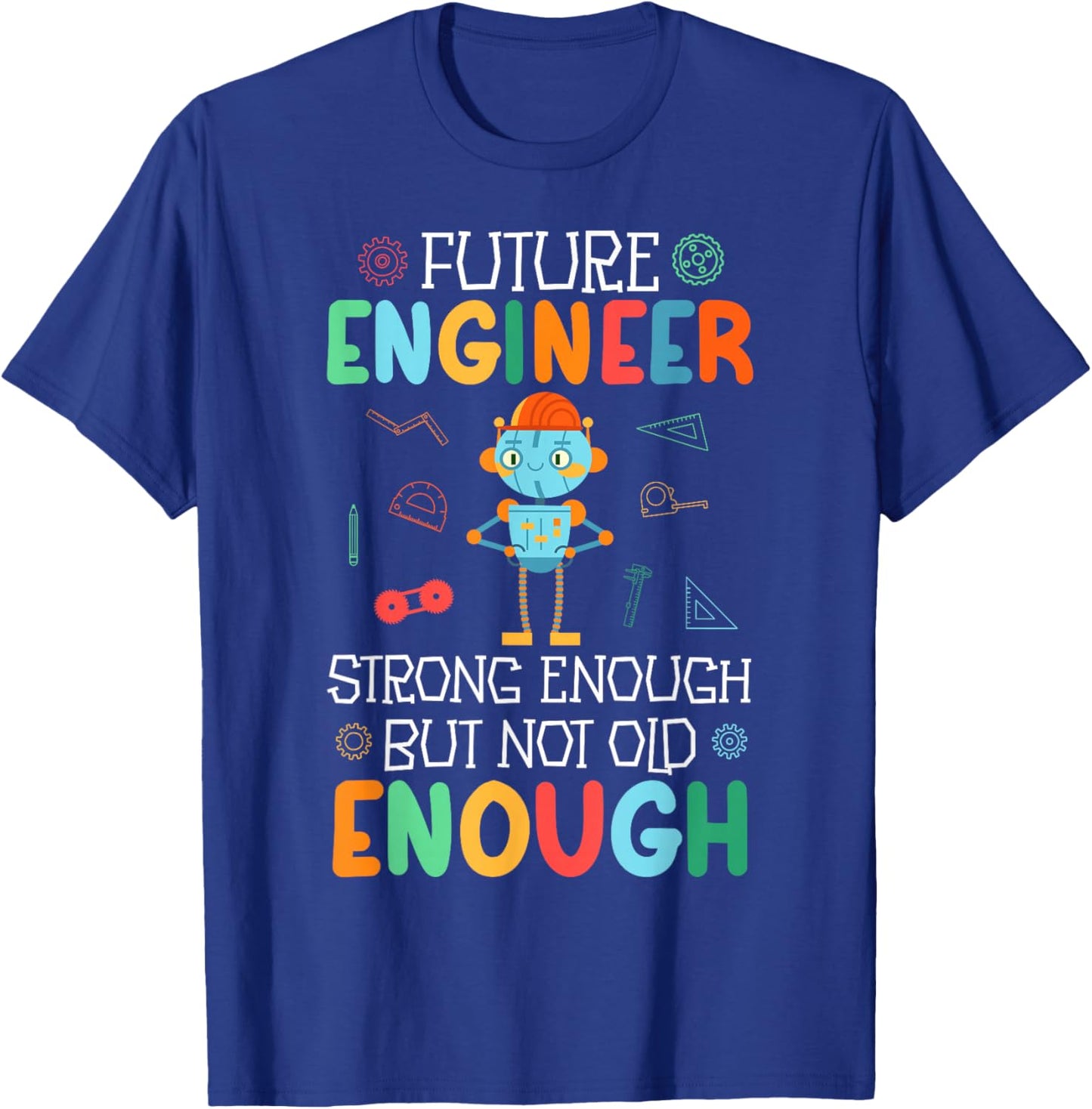 Funny Future Engineer Boy Robotics Engineering Robot T-Shirt - T-Shirt | Royal