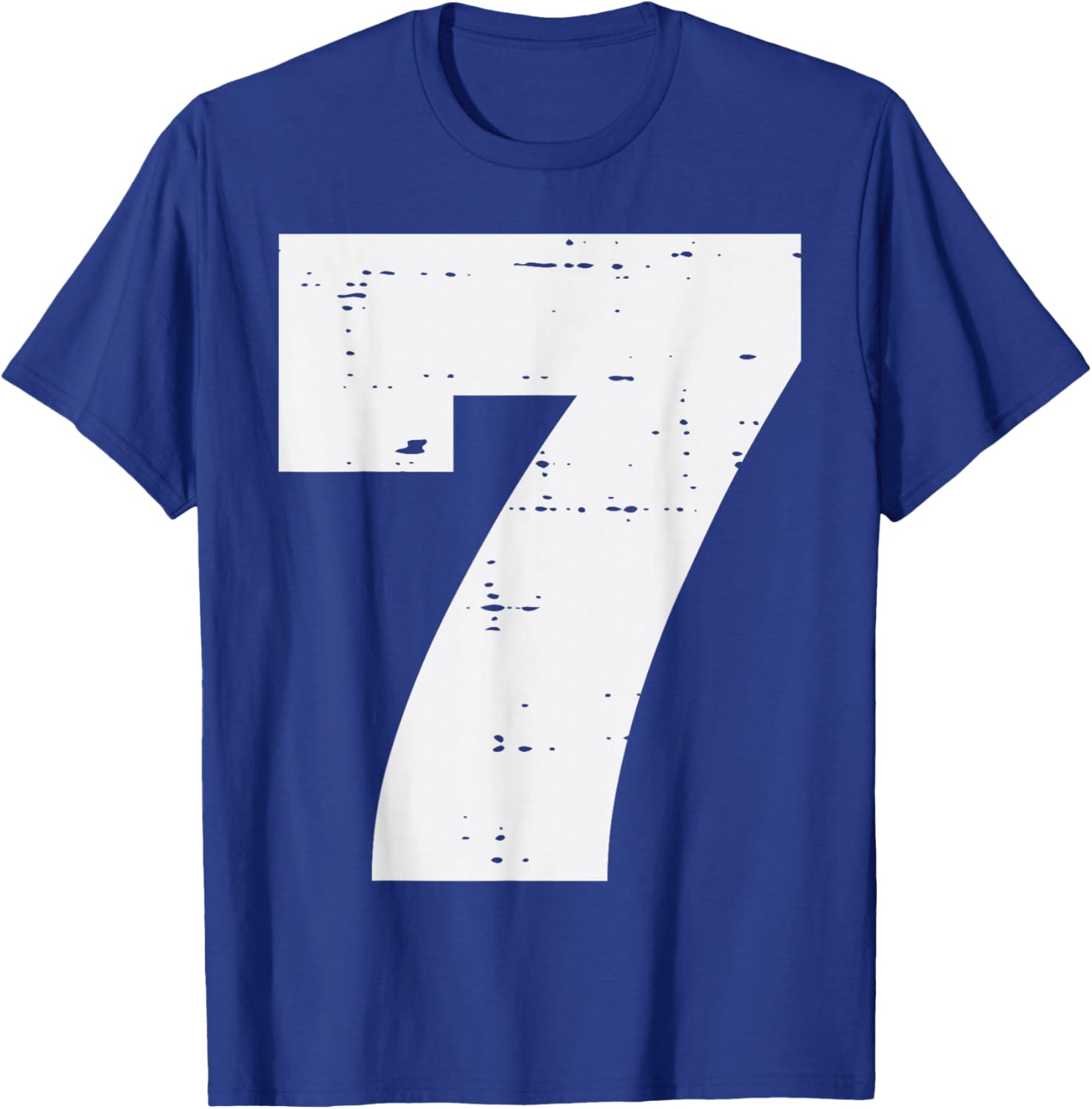 Number 7 Matching 67 Meme Halloween 7th Birthday Kids Boys T-Shirt - T-Shirt | Royal