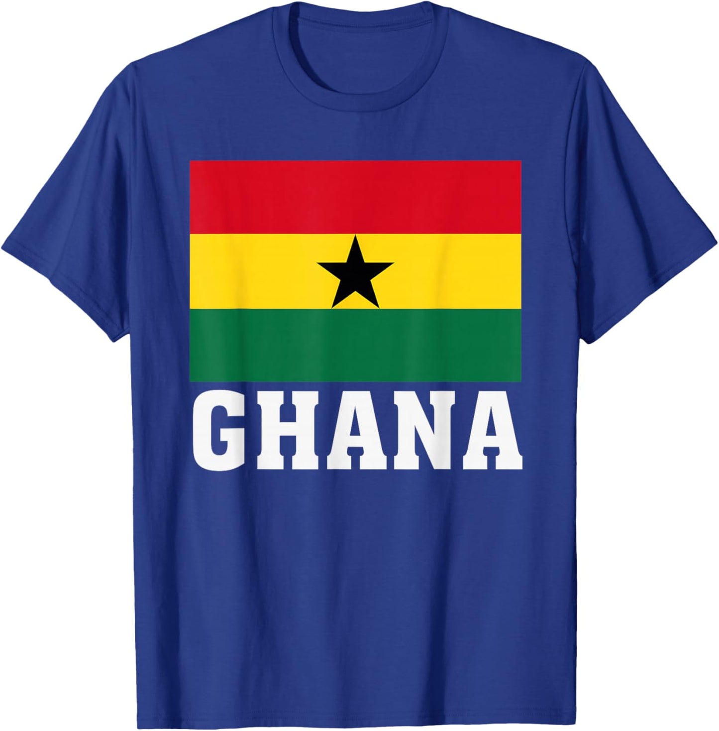 Ghana Flag Patriotic National Roots Souvenir T-Shirt - T-Shirt | Royal