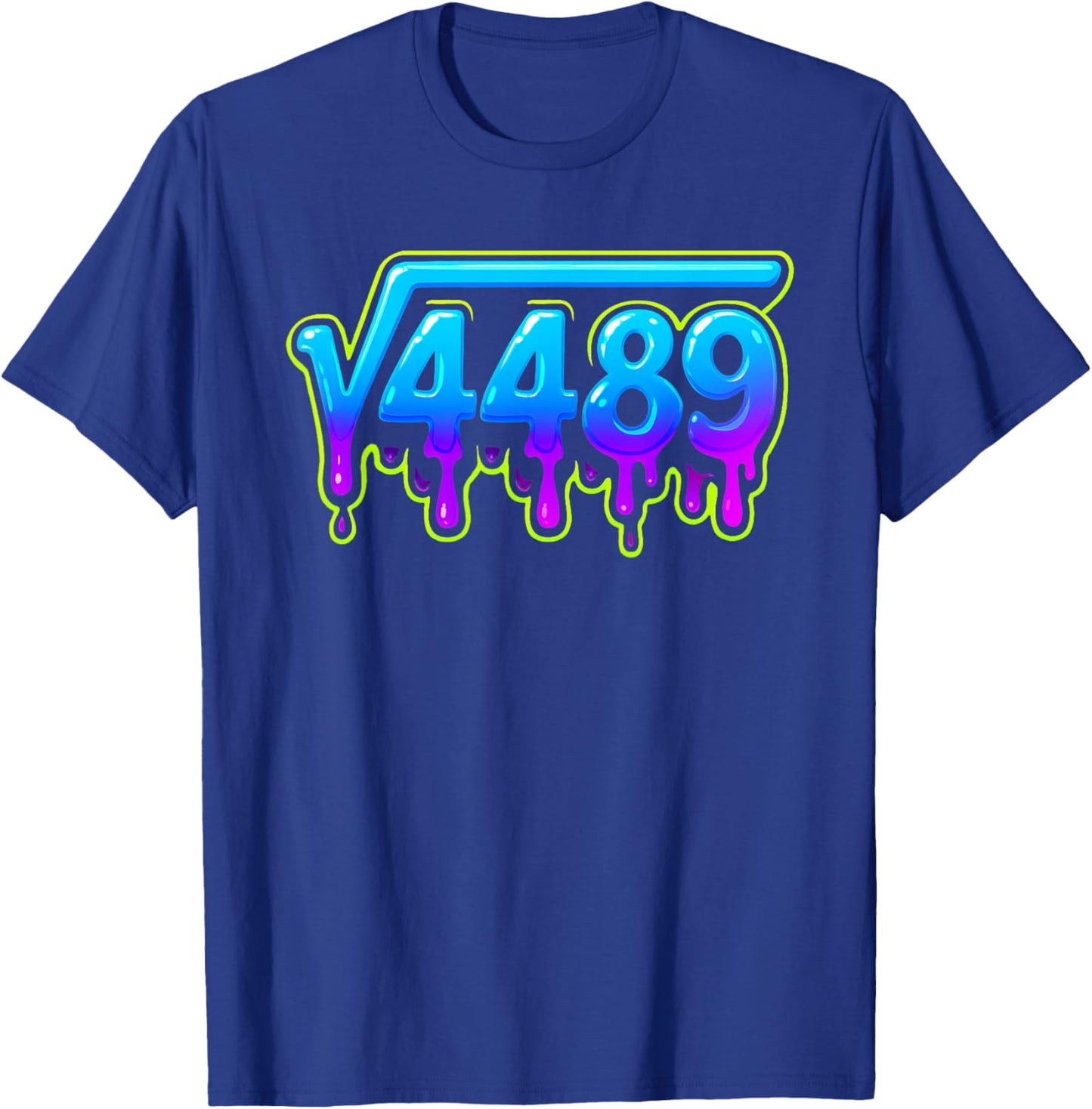 67 Ice Meme Square Root 4489 Slang Math Teacher T-Shirt - T-Shirt | Royal