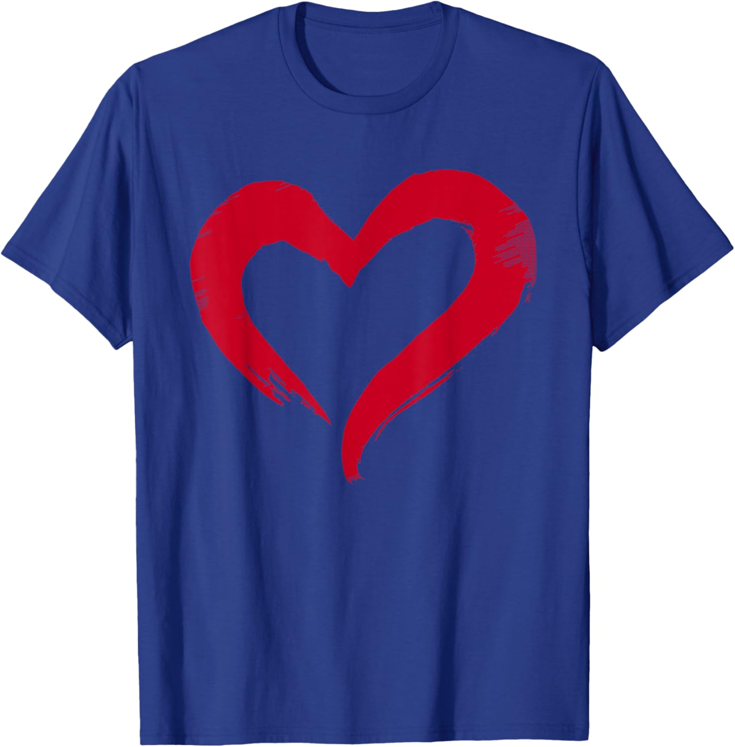 Valentines Day Heart Love Couple Romantic Graphic T-Shirt - T-Shirt | Royal