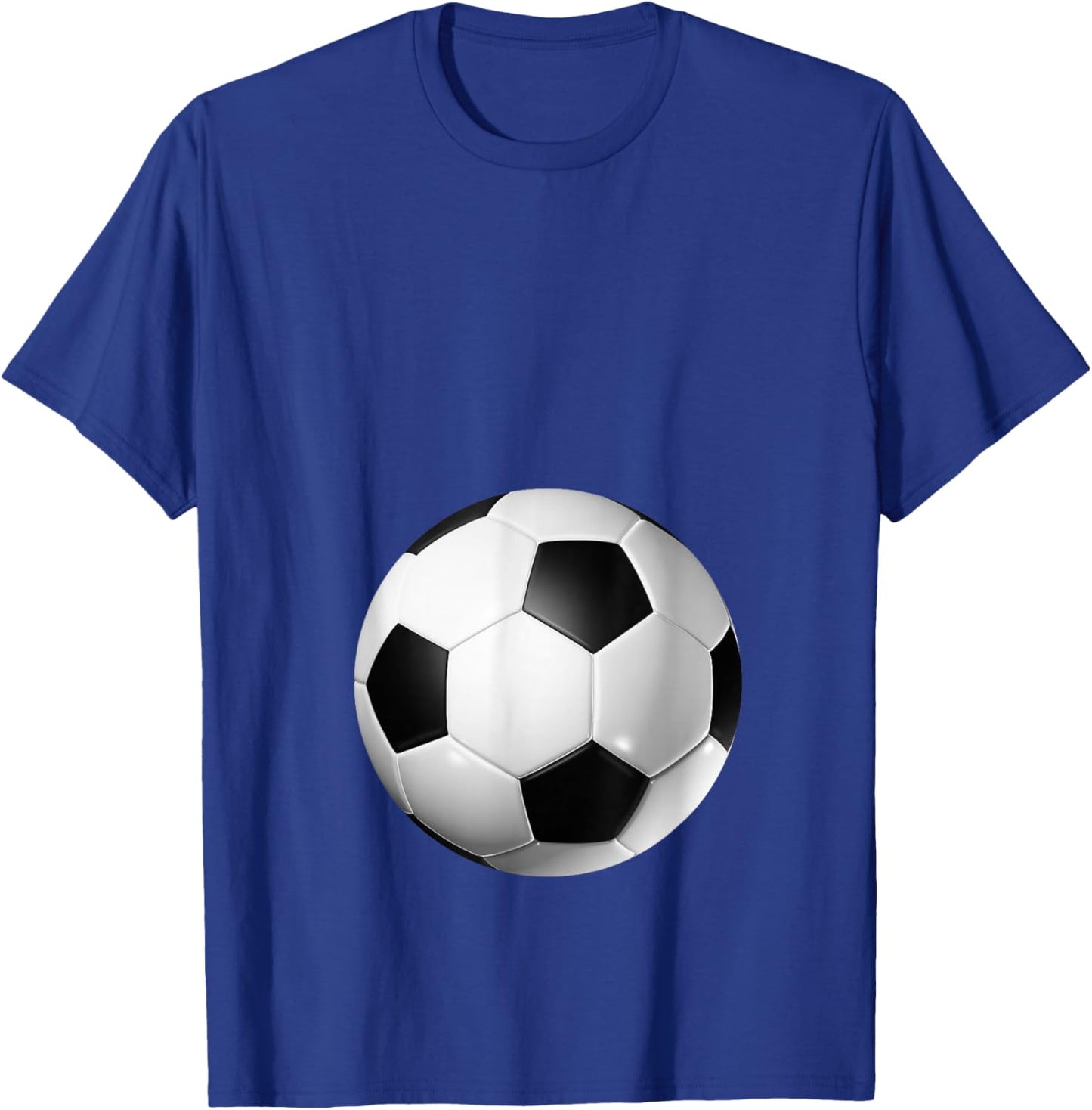 Soccer Baby Bump Pregnancy T-Shirt - T-Shirt | Royal