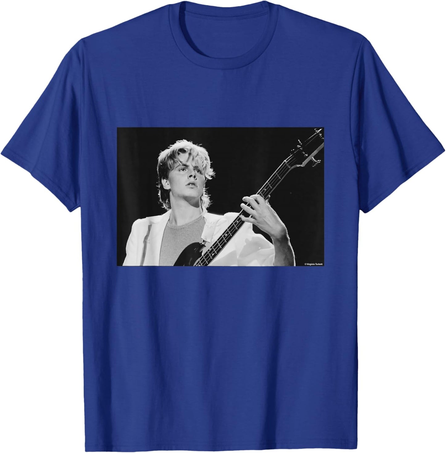 Duran Duran Bassist John Taylor Rio by Virginia Turbett T-Shirt - T-Shirt | Royal