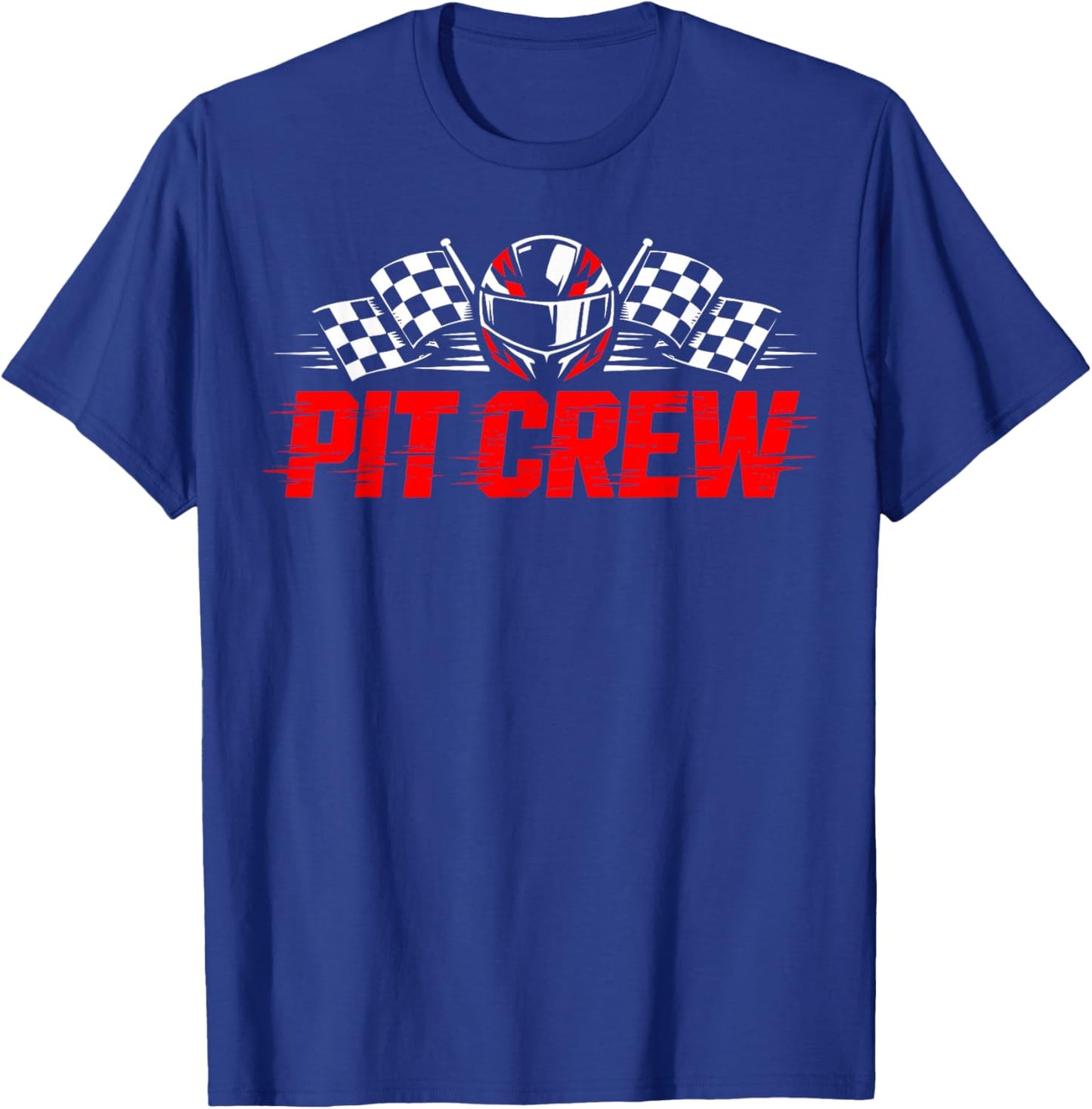 Pit Crew Birthday Party for Family Matching Race Car Racing T-Shirt - T-Shirt | Royal