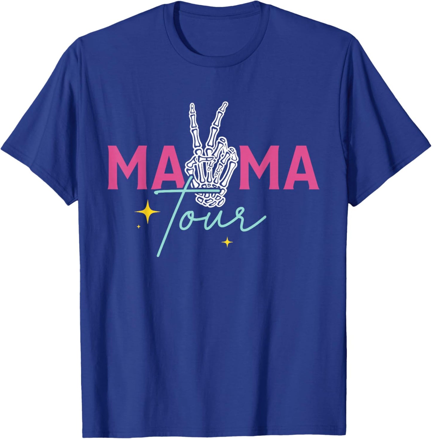 Retro Mama Some Days I Rock It Happy Mothers Day 2 Sided T-Shirt - T-Shirt | Royal