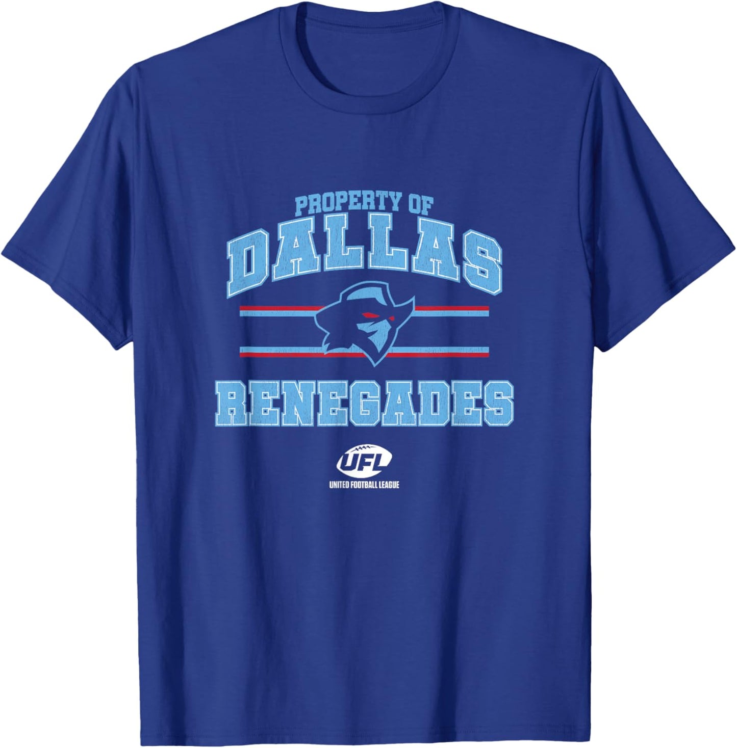 Property of Dallas Renegades T-Shirt - T-Shirt | Royal