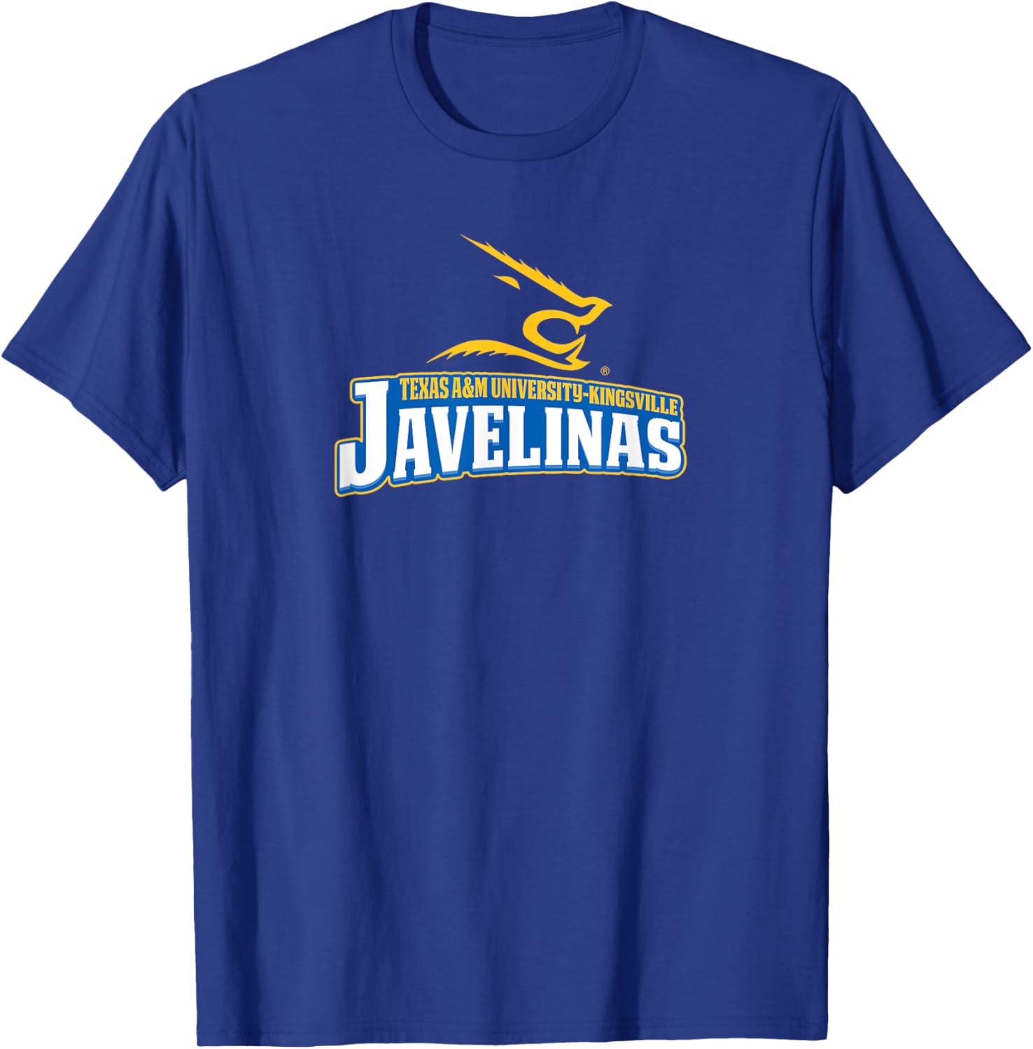 Texas A&M Kingsville TAMUK Javelinas Primary Logo T-Shirt - T-Shirt | Royal