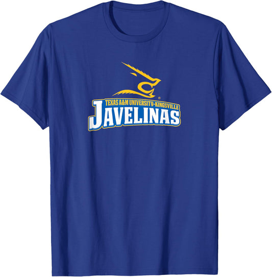 Texas A&M Kingsville TAMUK Javelinas Primary Logo T-Shirt - T-Shirt | Royal