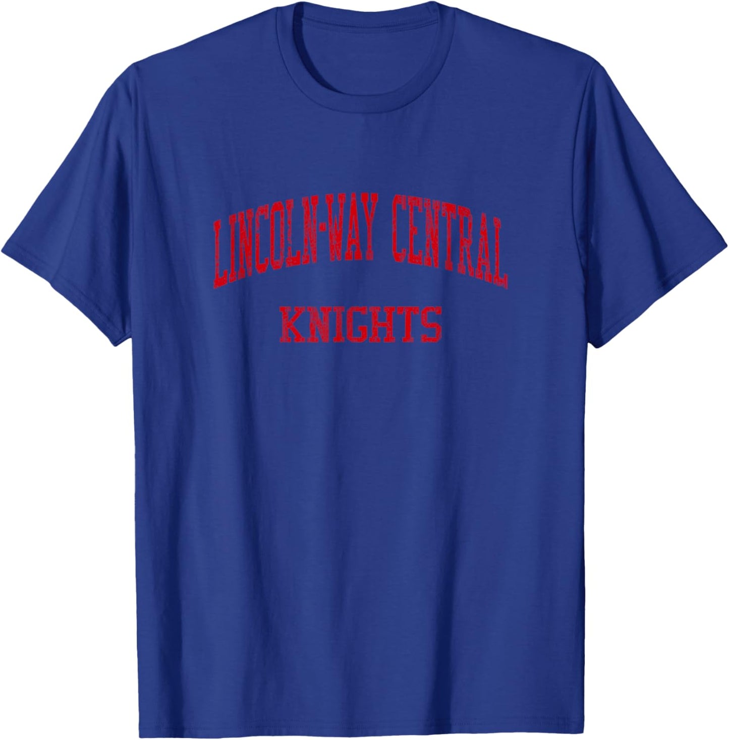 Lincoln-Way Central High School HS New Lenox IL Vintage SPOR T-Shirt - T-Shirt | Royal