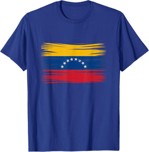 Venezuela Flag Pride Venezuelan Heritage Art T-Shirt - T-Shirt | Royal