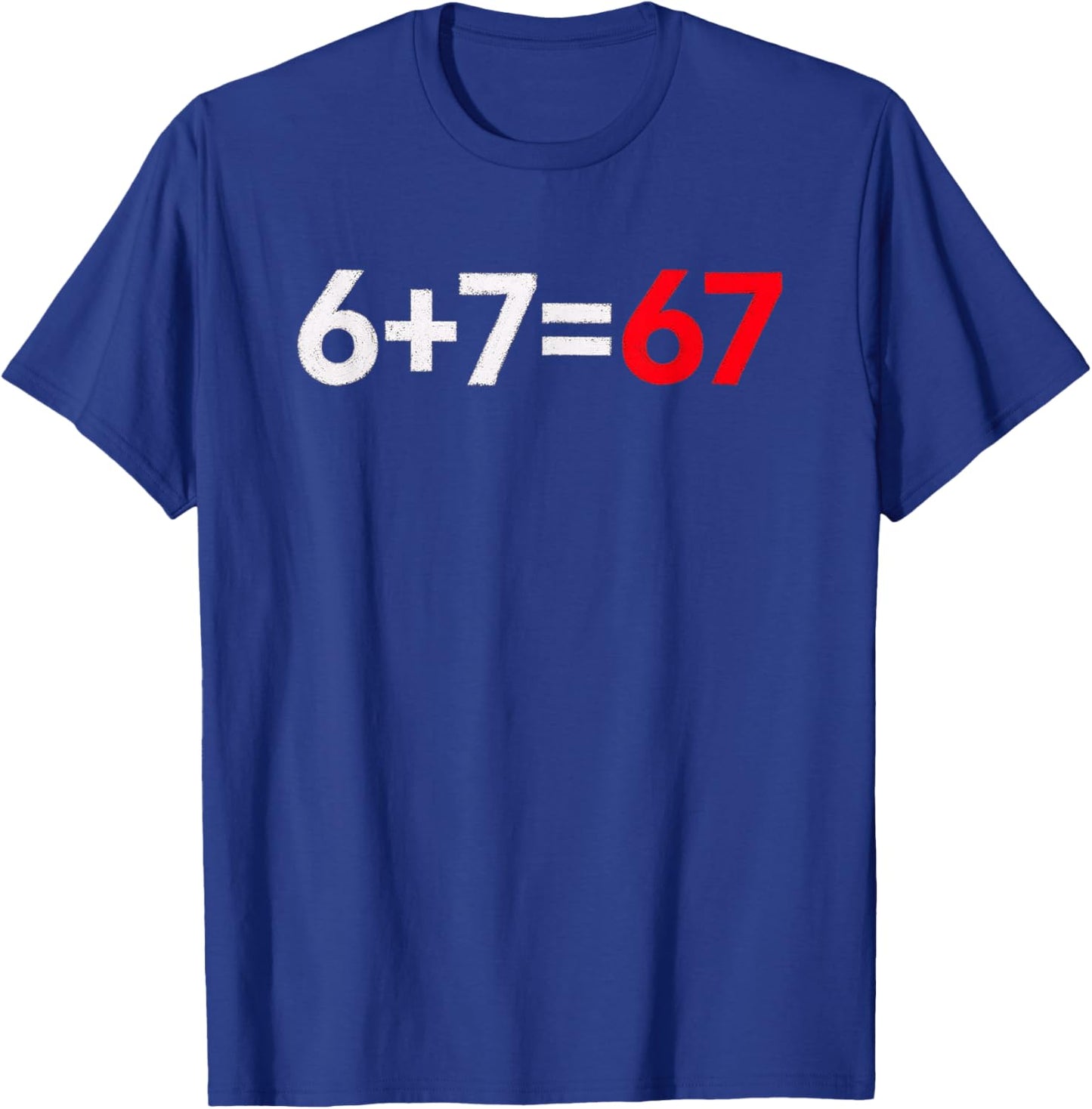 67 Shirt, Funny Shirts 67 Kid Meme six Seven Graphic T-Shirt - T-Shirt | Royal