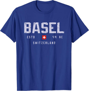 Basel Switzerland Field/Basel Switzerland T-Shirt - T-Shirt | Royal