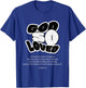 God So Loved John 3:16 Groovy Christian Verse Women Men Kids T-Shirt - T-Shirt | Royal