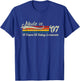 19th Birthday Gift Made in 2007 19 Years of Being Awesome T-Shirt - T-Shirt | Royal