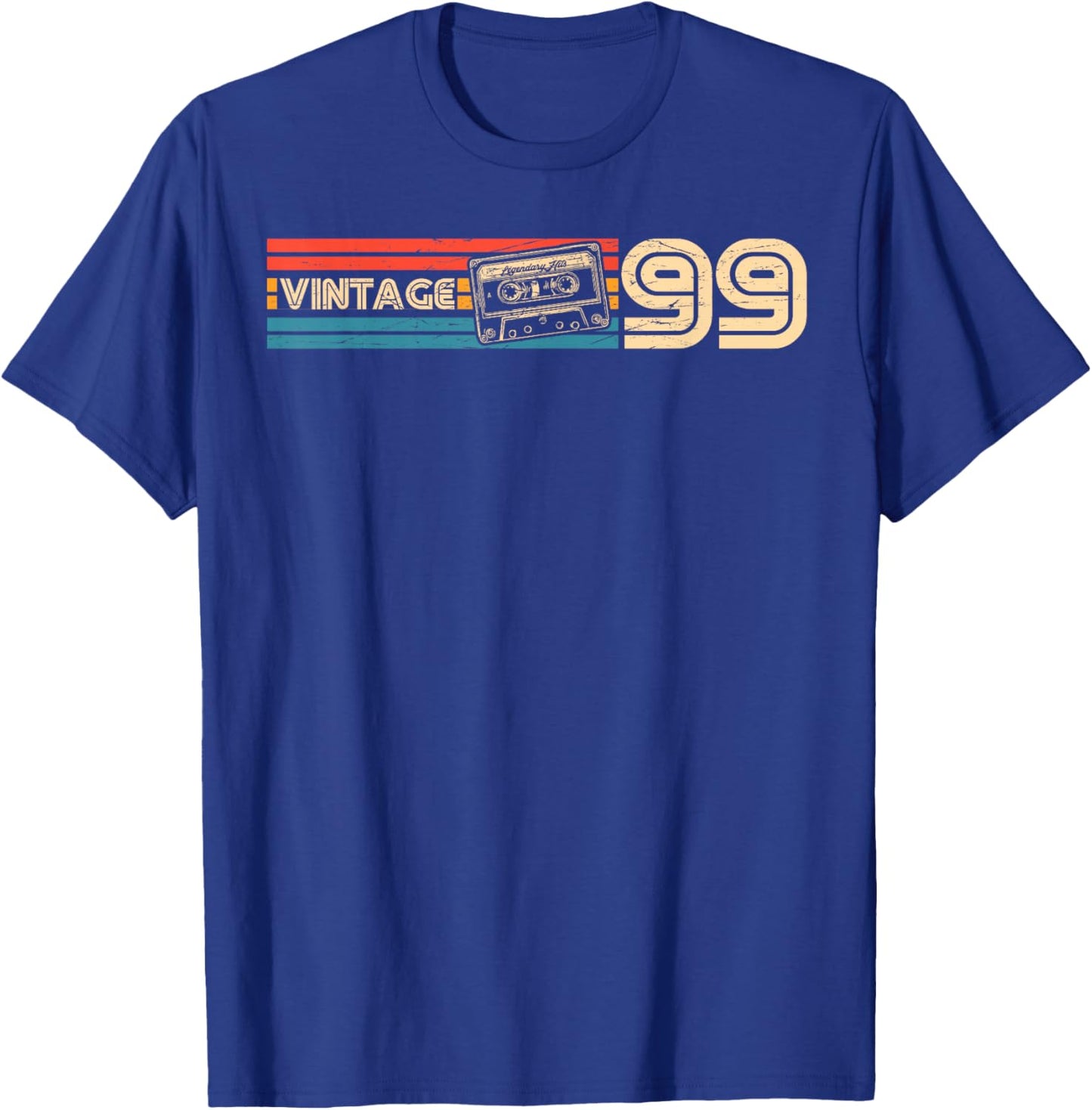 27th Birthday Retro Vintage 1999 Men Women T-Shirt - T-Shirt | Royal