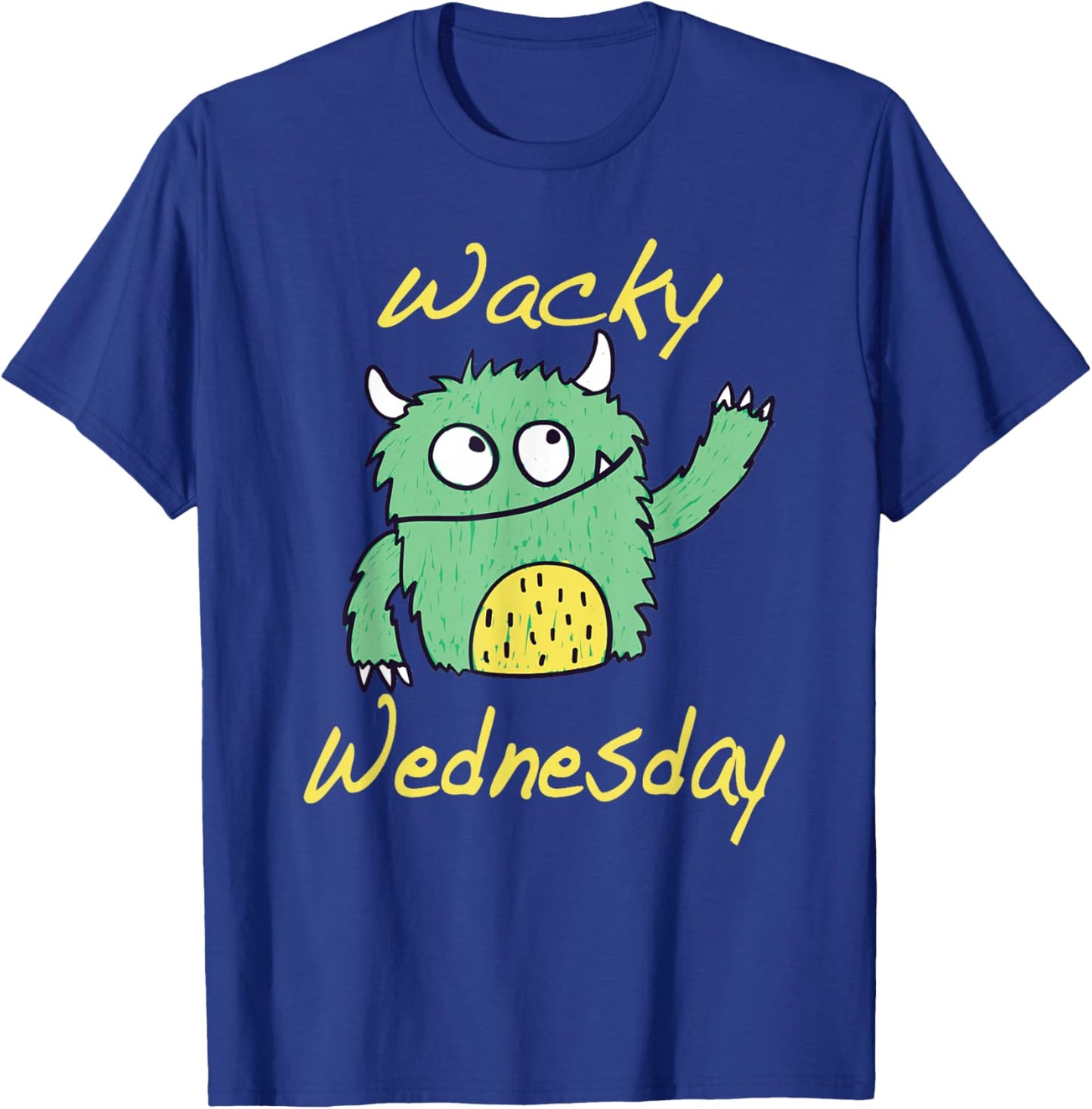 Wacky Wednesday Kids and Teachers | Mismatch Day Spirit Week T-Shirt - T-Shirt | Royal