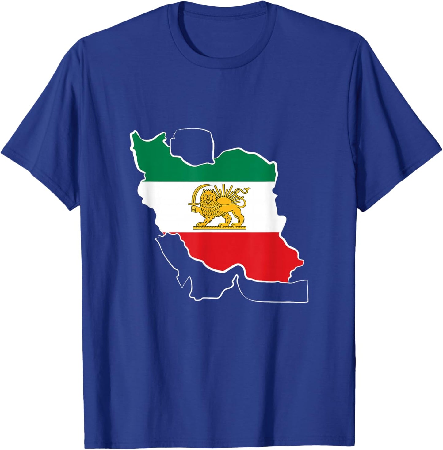 Lion and Sun - Shir Khorshid -Iran Flag- Persian T-Shirt - T-Shirt | Royal