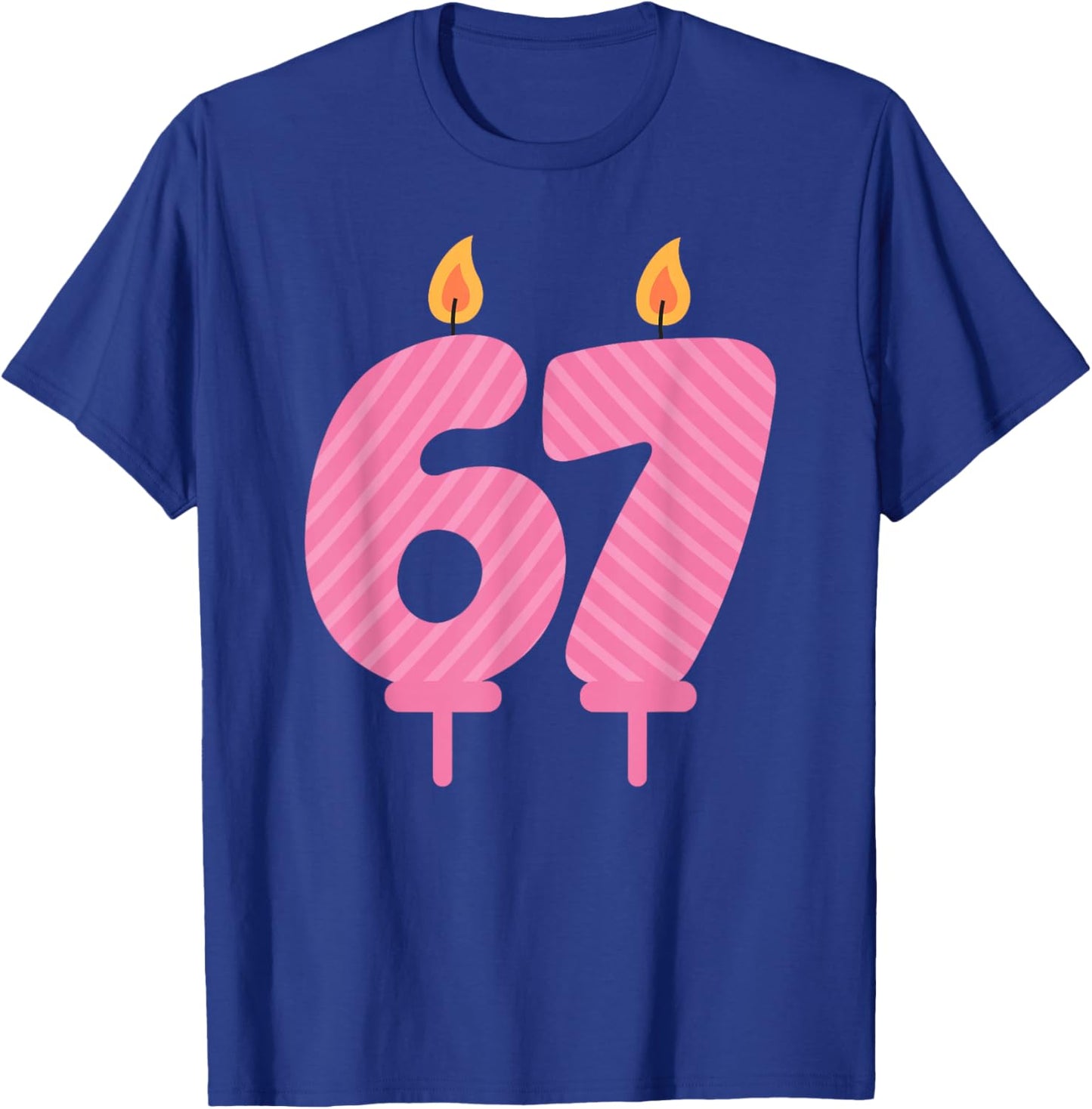 Funny Six Seven 6 7 Meme Birthday T-Shirt - T-Shirt | Royal