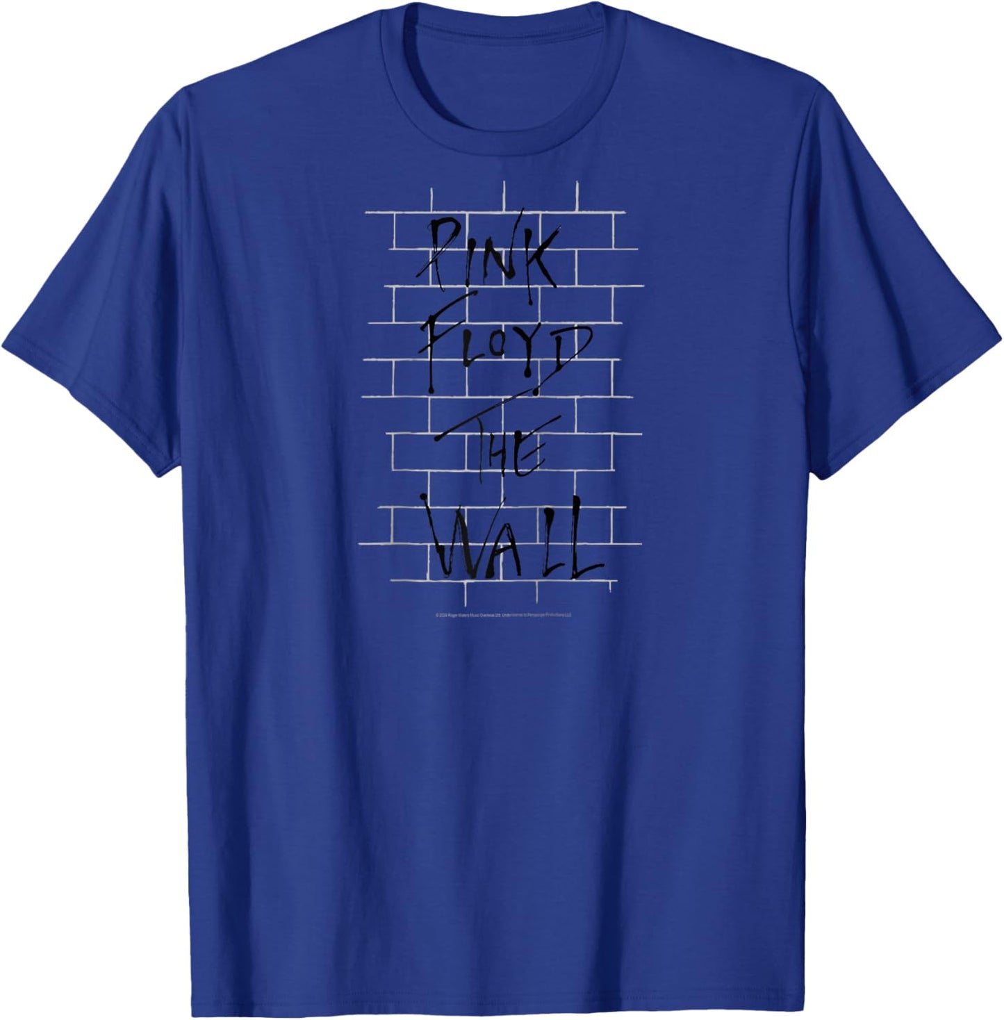 Official Pink Floyd The Wall Classic Rock Band Music Raglan Baseball T-Shirt - T-Shirt | Royal