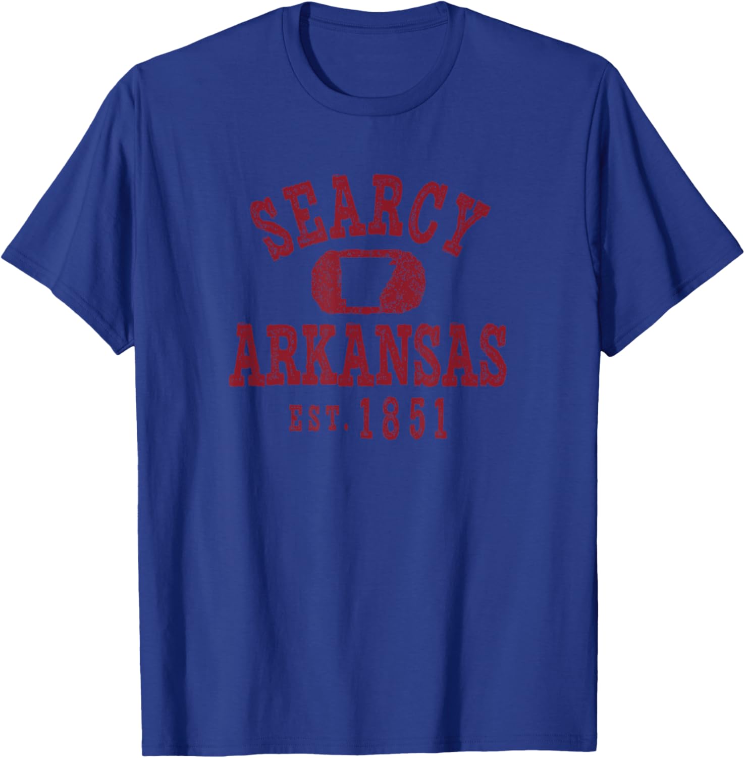 Vintage Searcy Arkansas AR Retro City T-Shirt - T-Shirt | Royal