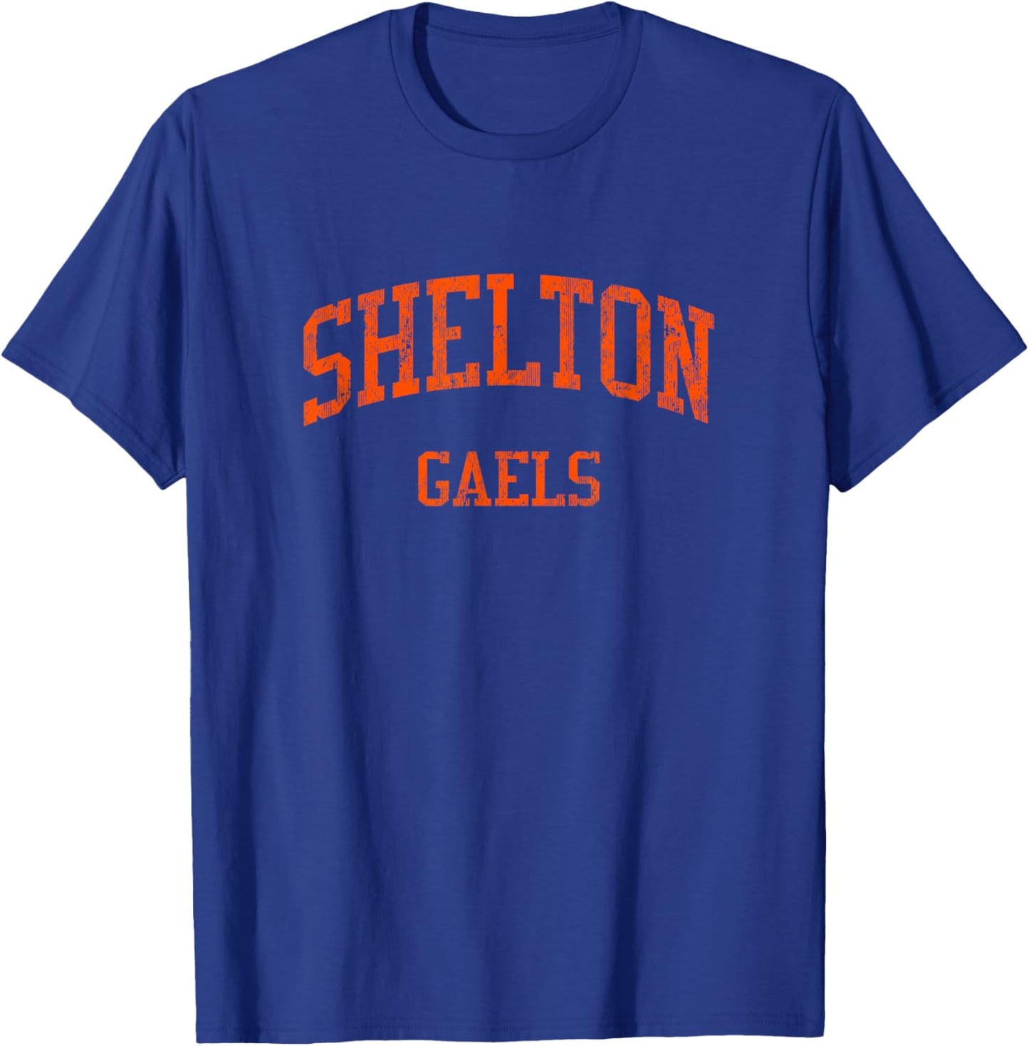 Shelton High School HS Shelton CT Vintage Sports T-Shirt - T-Shirt | Royal