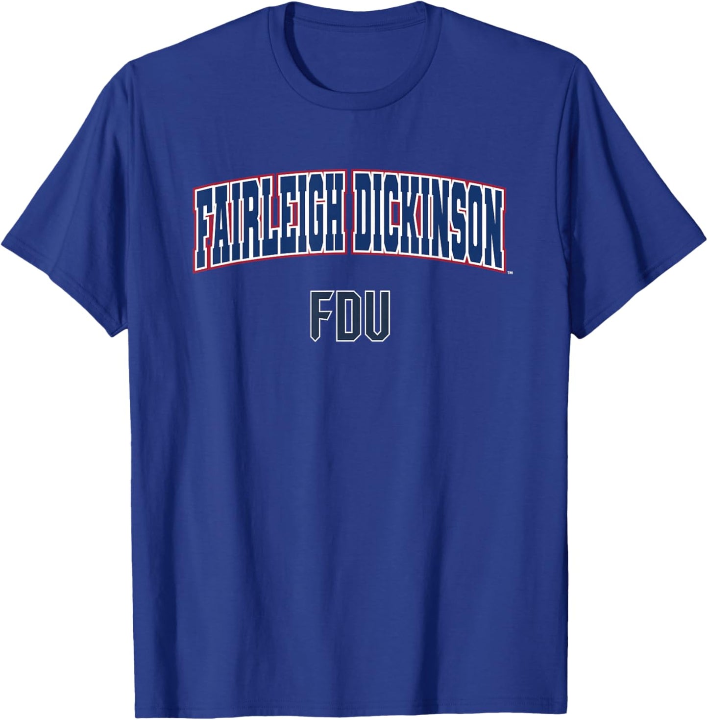 Fairleigh Dickinson University Knights Arch Logo T-Shirt - T-Shirt | Royal