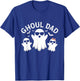 Ghoul Dad Vintage Daddy Ghost Funny Halloween T-Shirt - T-Shirt | Royal