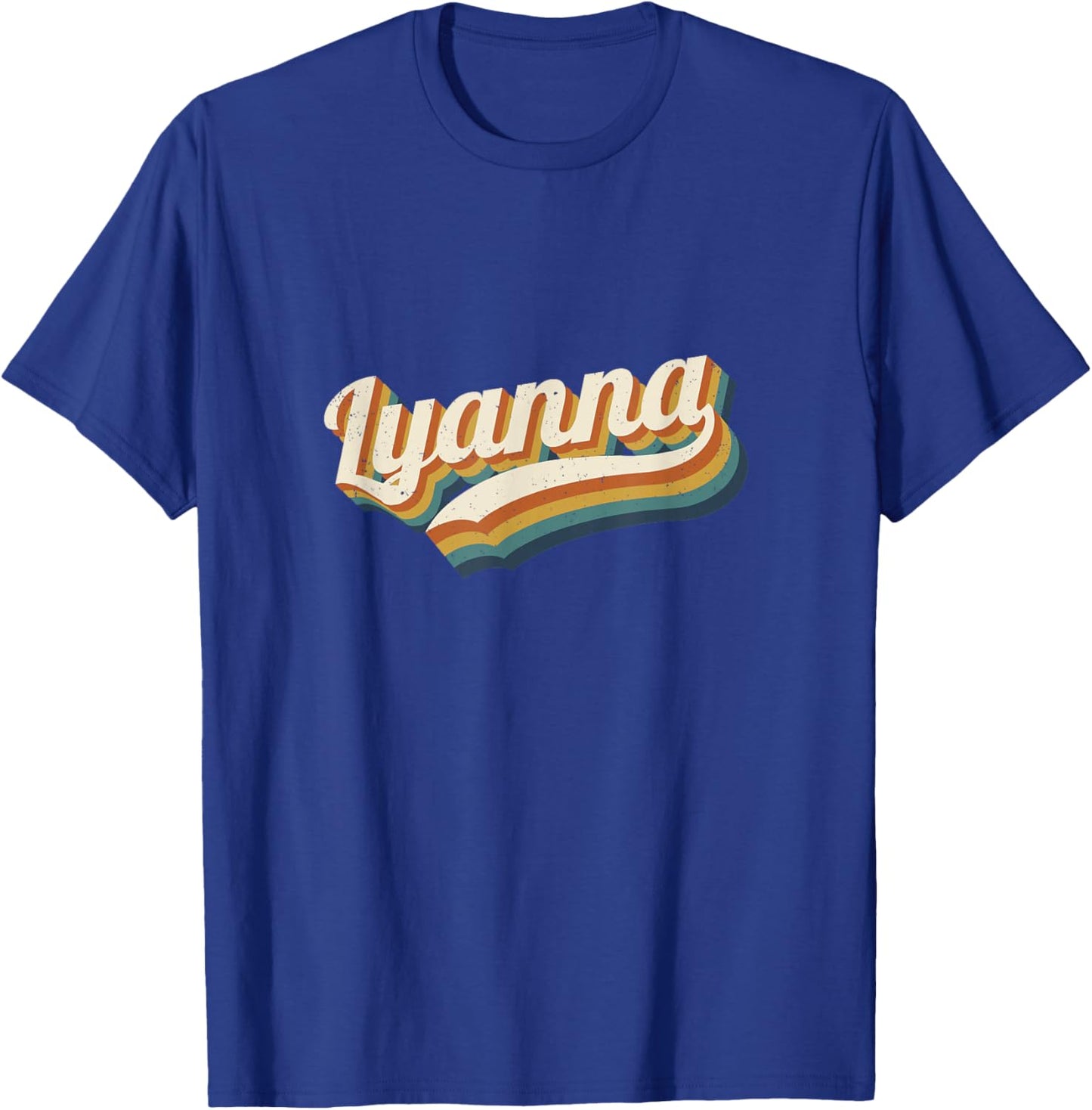 Vintage Lyanna Personalized Name Lyanna T-Shirt - T-Shirt | Royal