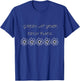 “Grow at Your Own Pace” - Positive Floral Design T-Shirt - T-Shirt | Royal