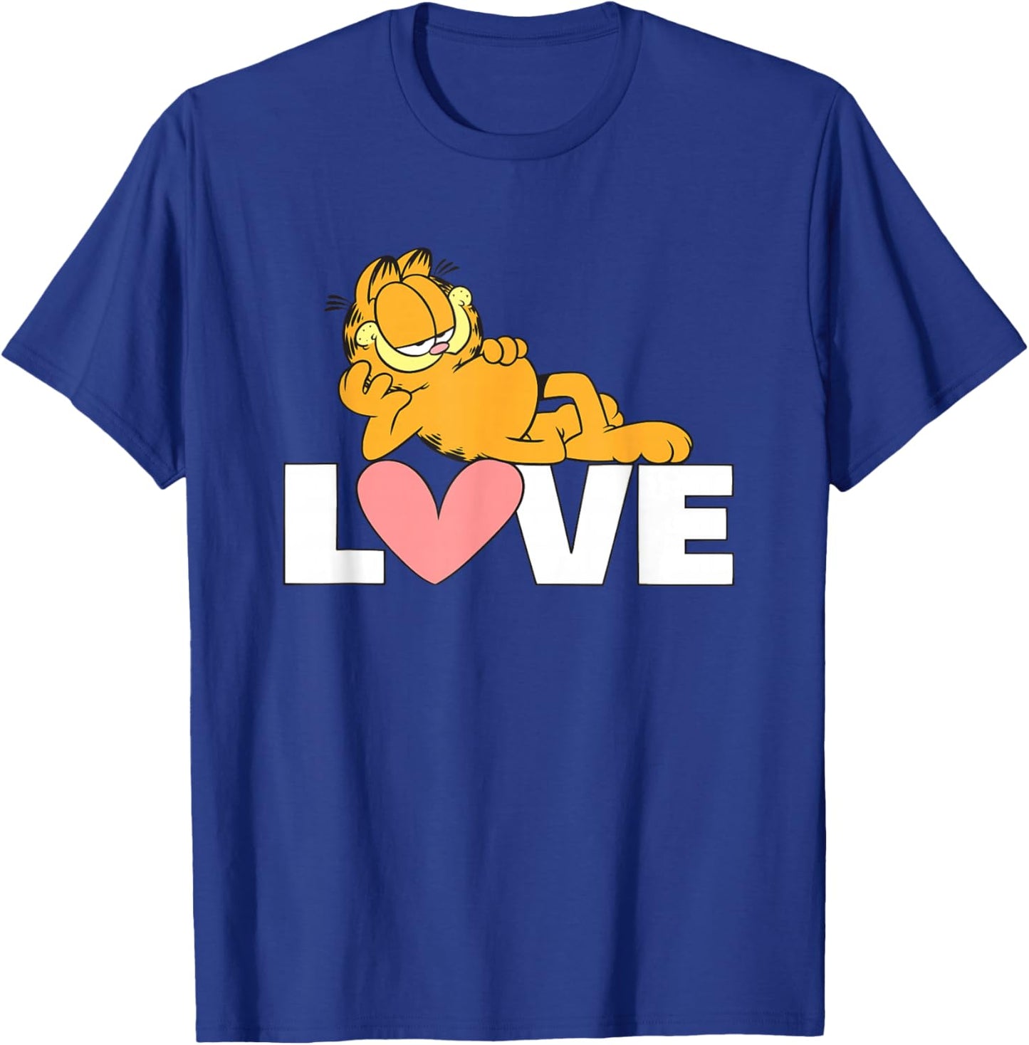 Garfield Valentine's Day Relaxed and in Love T-Shirt - T-Shirt | Royal