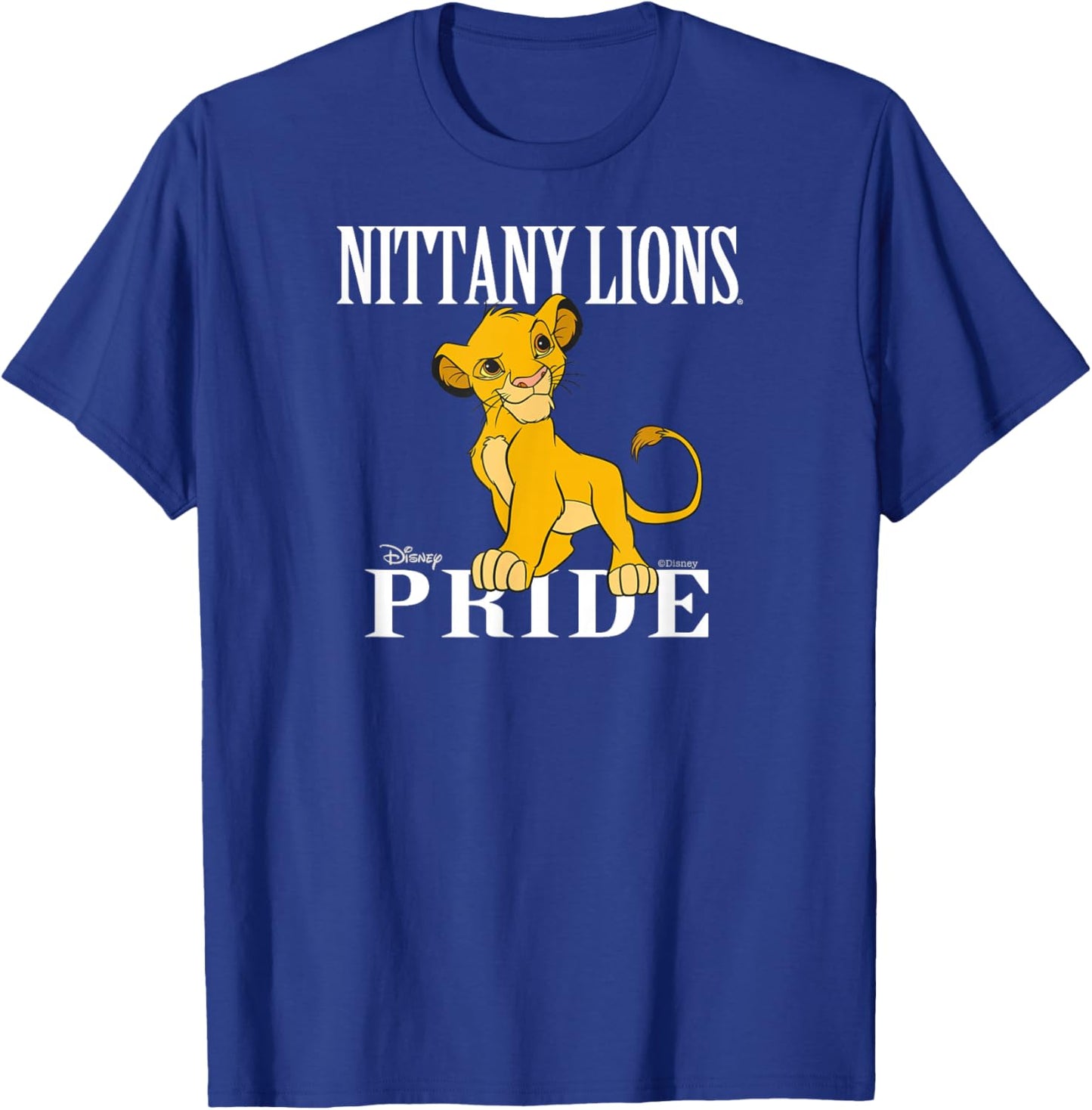 Penn State Nittany Lions Lion King Simba Navy T-Shirt - T-Shirt | Royal
