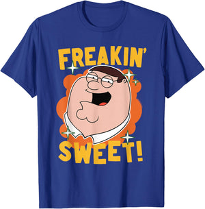 Family Guy Freakin' Sweet Peter Griffin Portrait Cartoon T-Shirt - T-Shirt | Royal