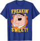 Family Guy Freakin' Sweet Peter Griffin Portrait Cartoon T-Shirt - T-Shirt | Royal