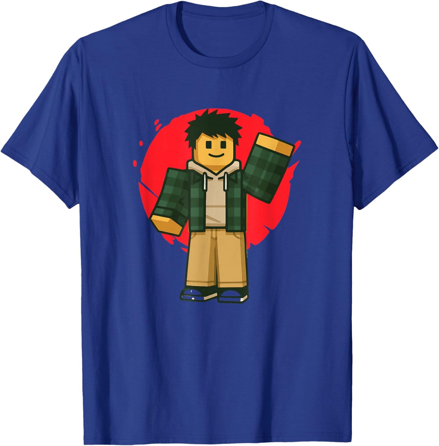 Blox noob Funny Meme Gaming for Gamers T-Shirt - T-Shirt | Royal