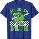 Six Seven Bruh Shamrock 67 Meme St Patrick's Day Boys Girls T-Shirt - T-Shirt | Royal
