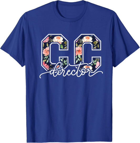 Classical Conversations Floral Design for CC Director T-Shirt - T-Shirt | Royal