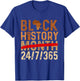 Black History Month 24/7/365 - African Roots Melanin Pride T-Shirt - T-Shirt | Royal