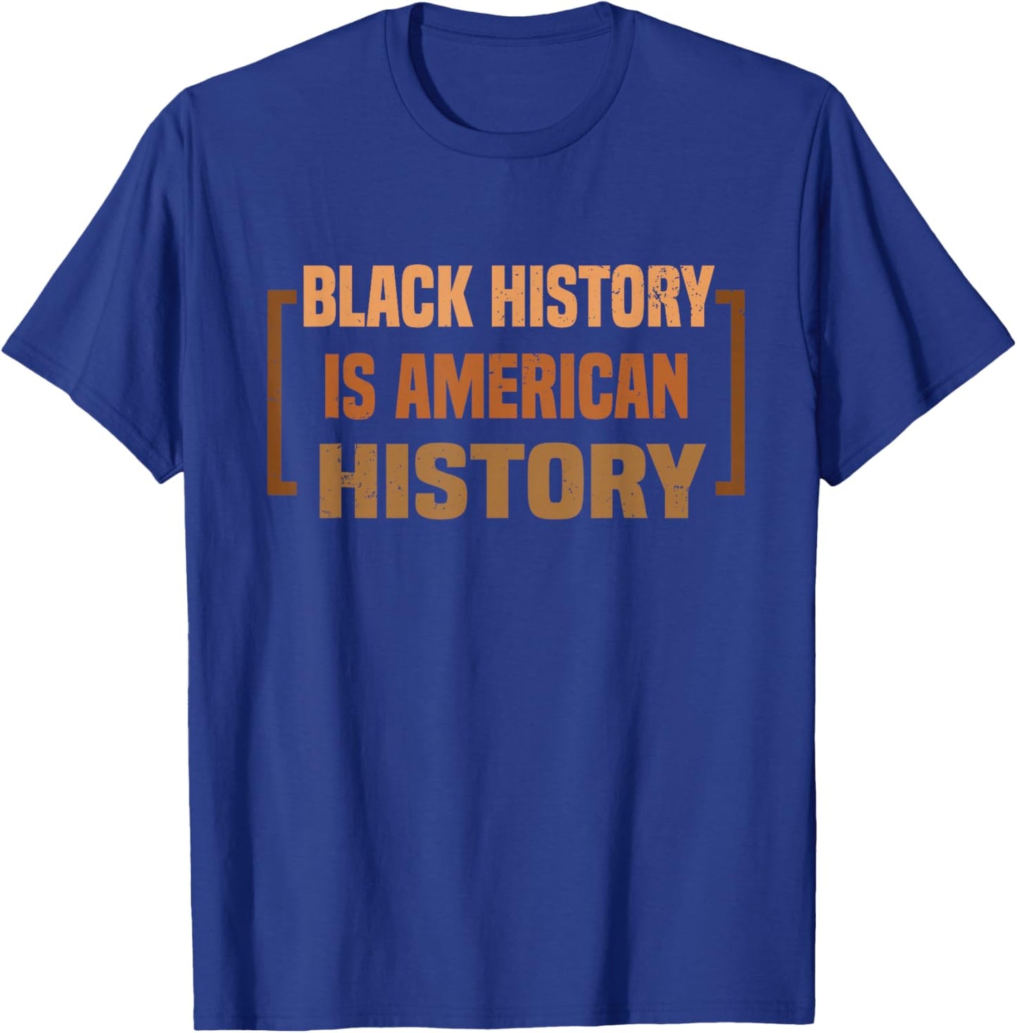 Black History is American History Month Patriotic African T-Shirt - T-Shirt | Royal
