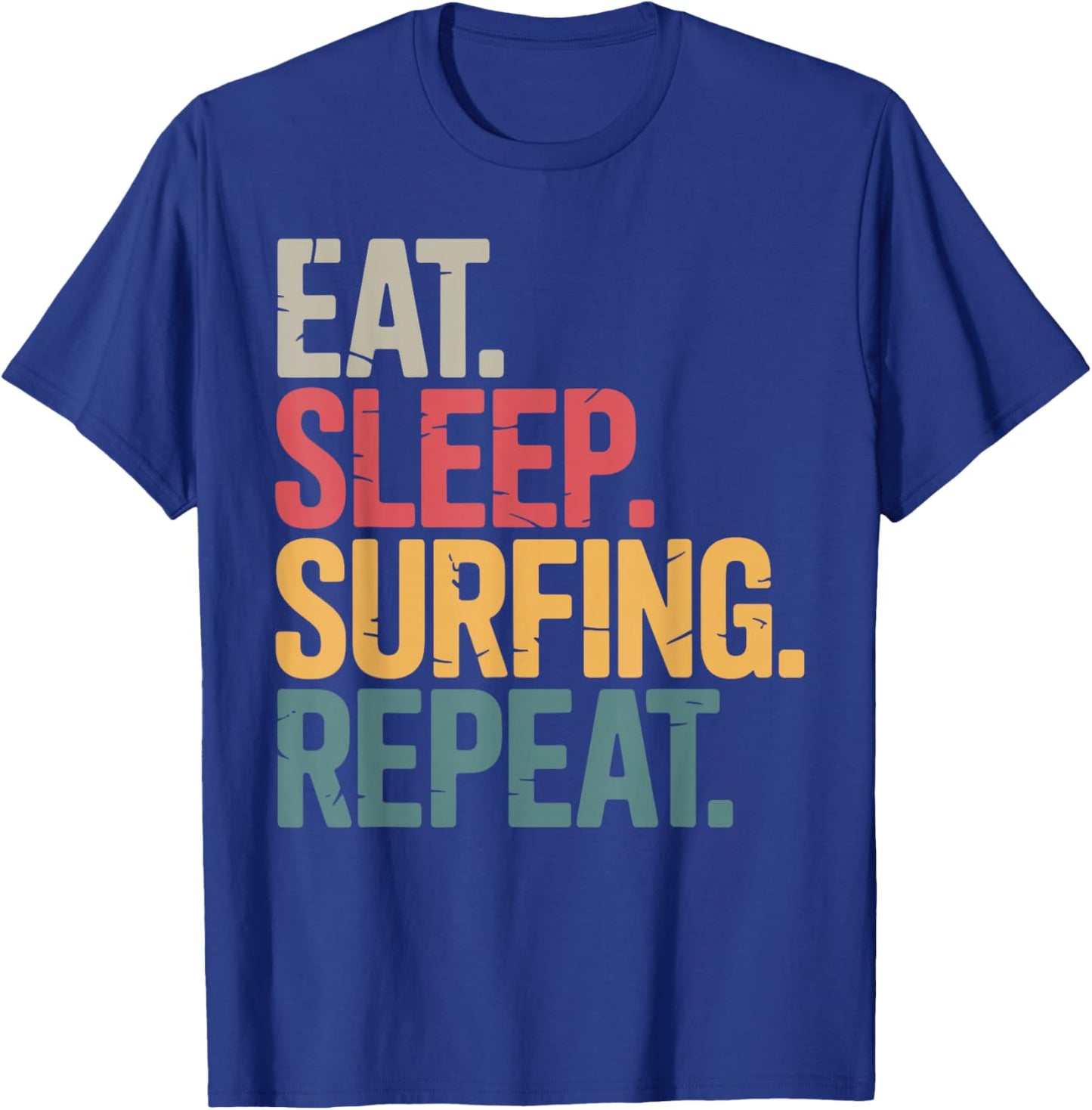 Surfing Art Women Surfer Surfboard Lover Surfing T-Shirt - T-Shirt | Royal