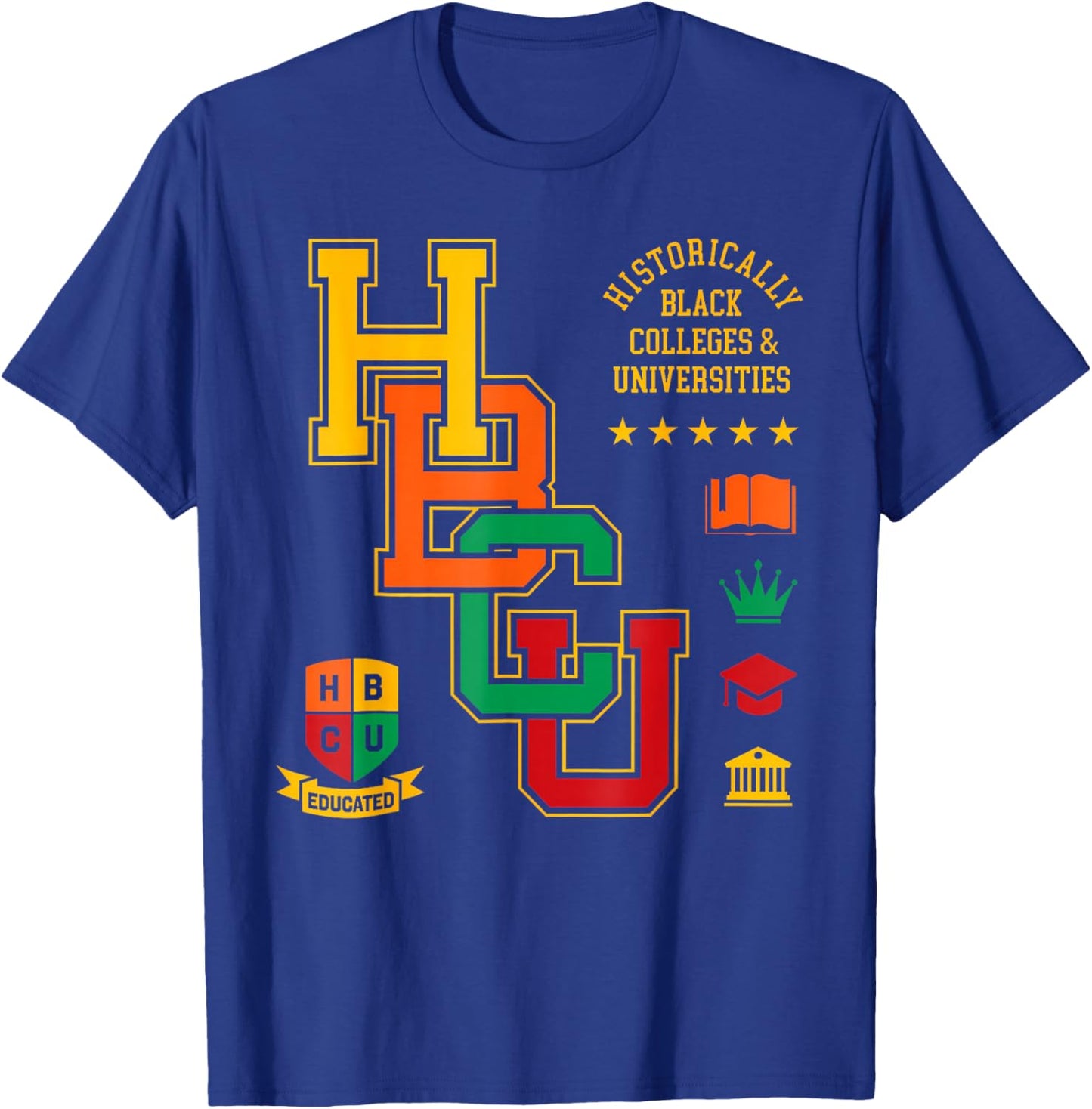 HBCU Historically Black Colleges Universities Grad Alumni T-Shirt - T-Shirt | Royal