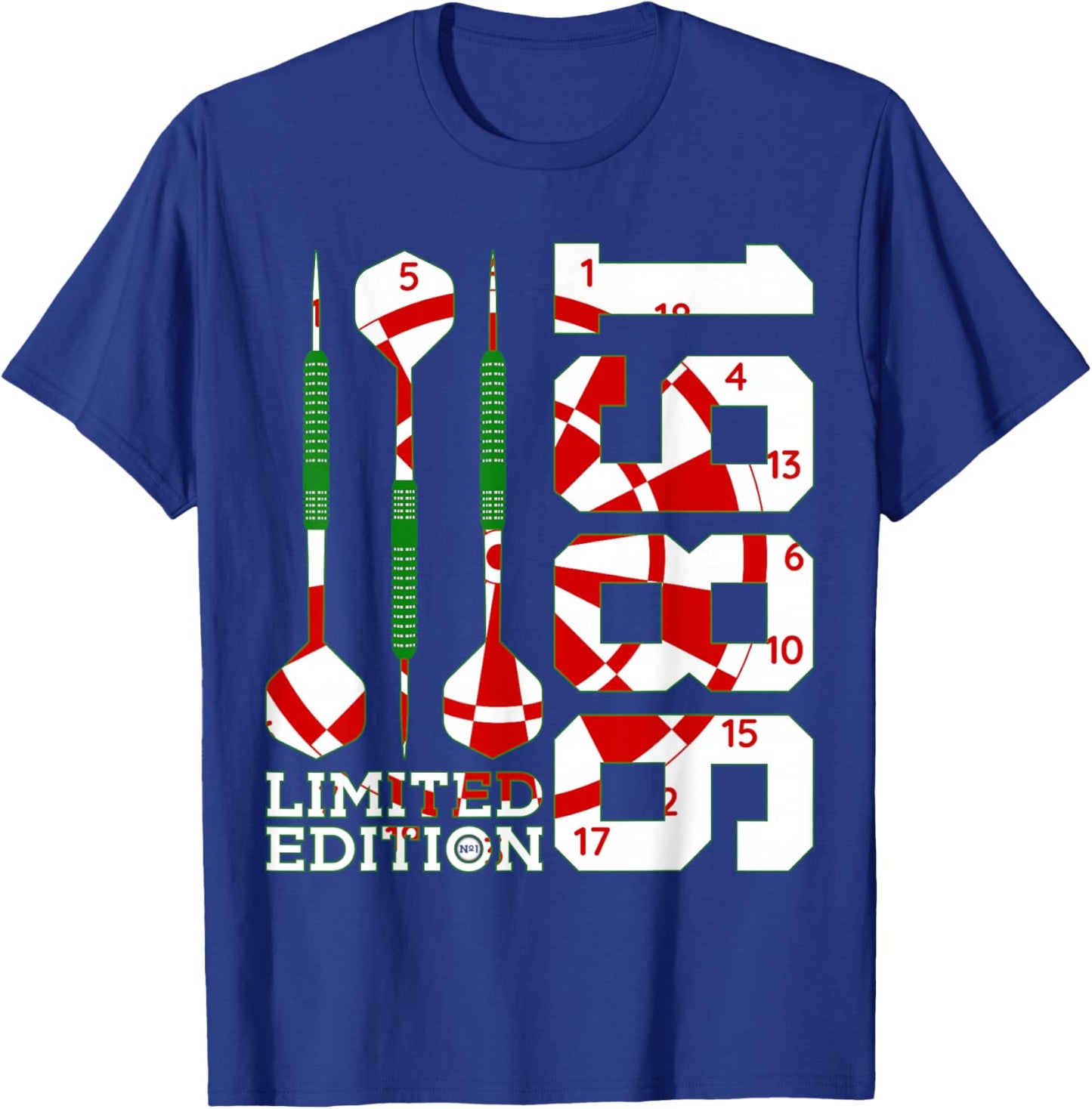 Limited Edition 1986 Darts 40TH Birthday T-Shirt - T-Shirt | Royal