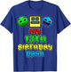 My 13th Birthday Dash Video Game Theme Kid 13 Party Geometry T-Shirt - T-Shirt | Royal