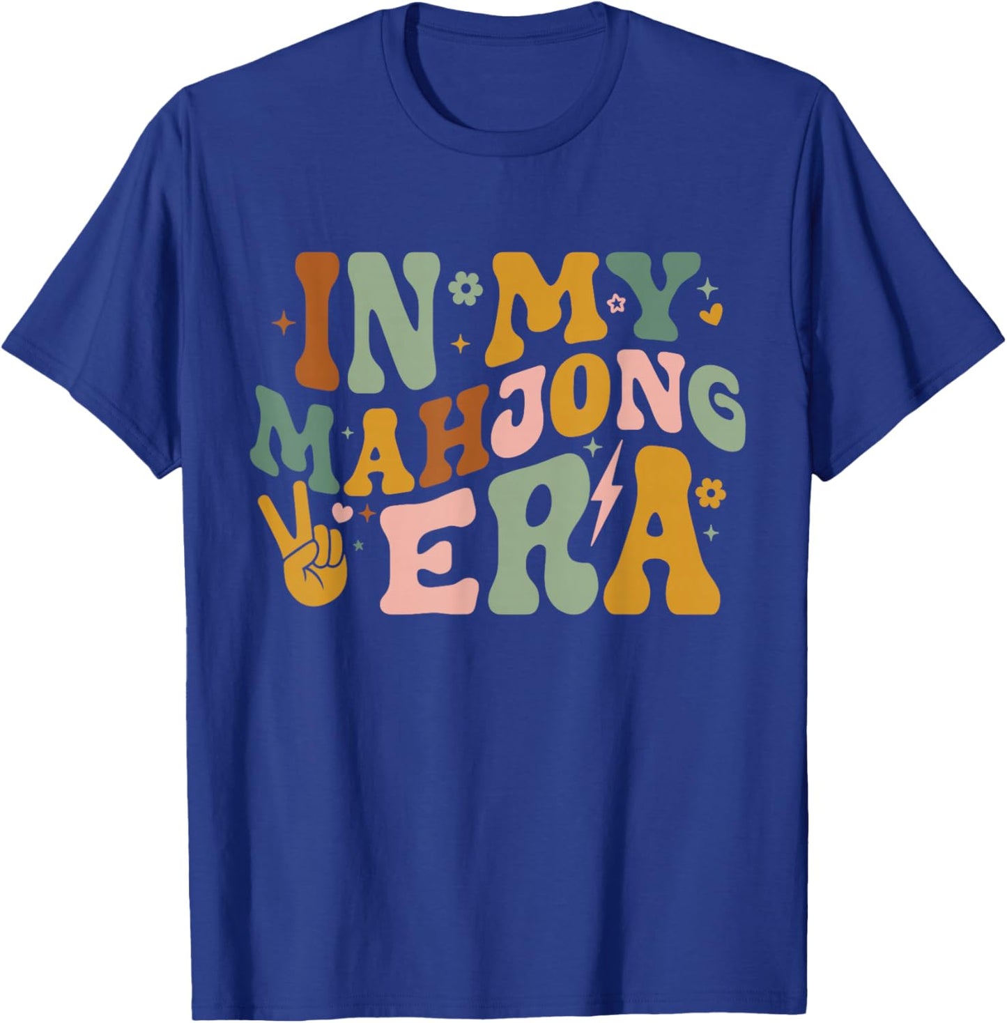 in My Mahjong Era Gambling Chinese Game Mah Jongg Tiles T-Shirt - T-Shirt | Royal