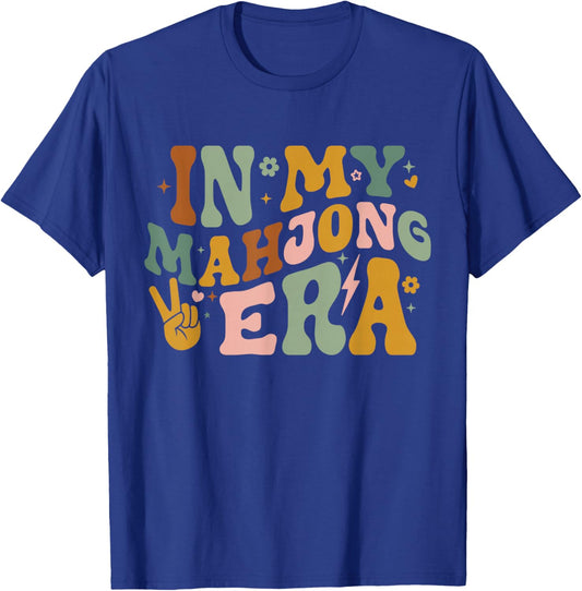 in My Mahjong Era Gambling Chinese Game Mah Jongg Tiles T-Shirt - T-Shirt | Royal